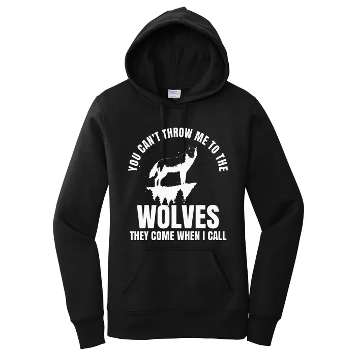 Wolf Leader Wolves Werewolf Full Moon Leader Fairy Tale Women's Pullover Hoodie