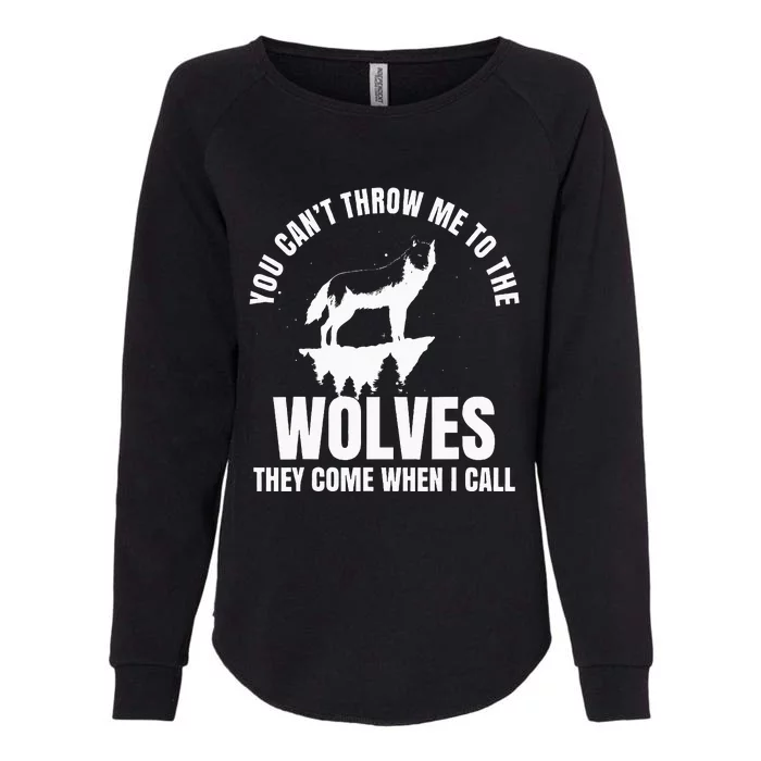 Wolf Leader Wolves Werewolf Full Moon Leader Fairy Tale Womens California Wash Sweatshirt