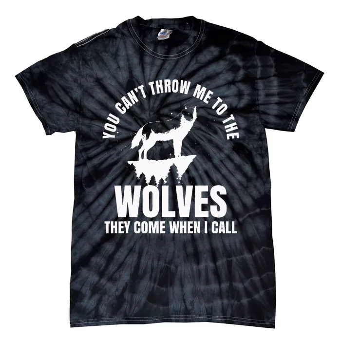 Wolf Leader Wolves Werewolf Full Moon Leader Fairy Tale Tie-Dye T-Shirt