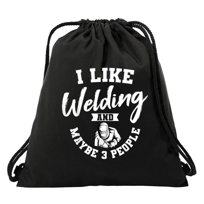 Welding Lover Welder Helmet Metal FabricationFusing MIG Arc Drawstring Bag