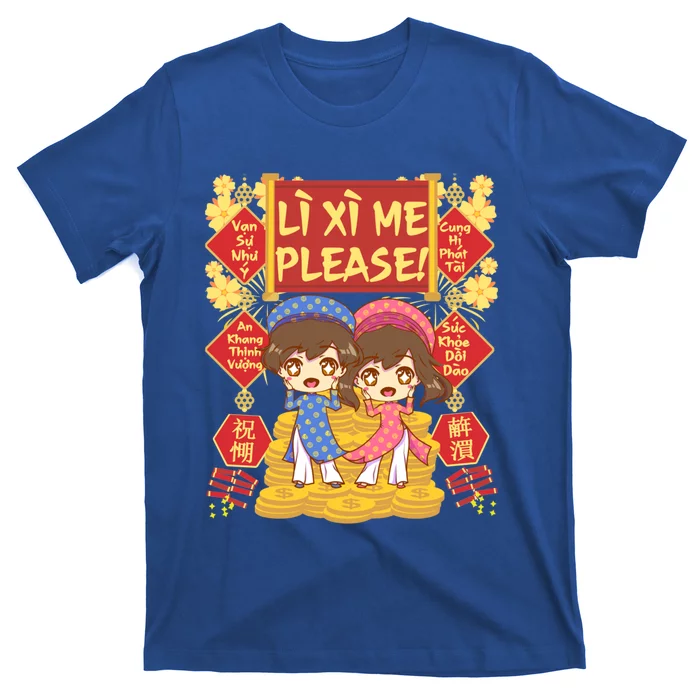 Want Li Xi Me Please Vietnamese Lunar New Year Gift T-Shirt