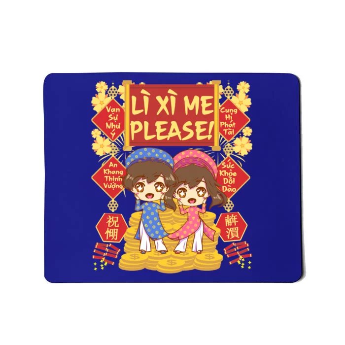 Want Li Xi Me Please Vietnamese Lunar New Year Gift Mousepad