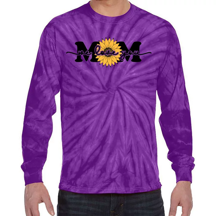 We Love You Mom Tie-Dye Long Sleeve Shirt