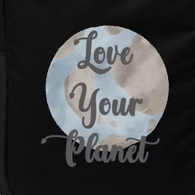 Wo Love Your Planet Earth Mother Gaia Gift Impact Tech Backpack