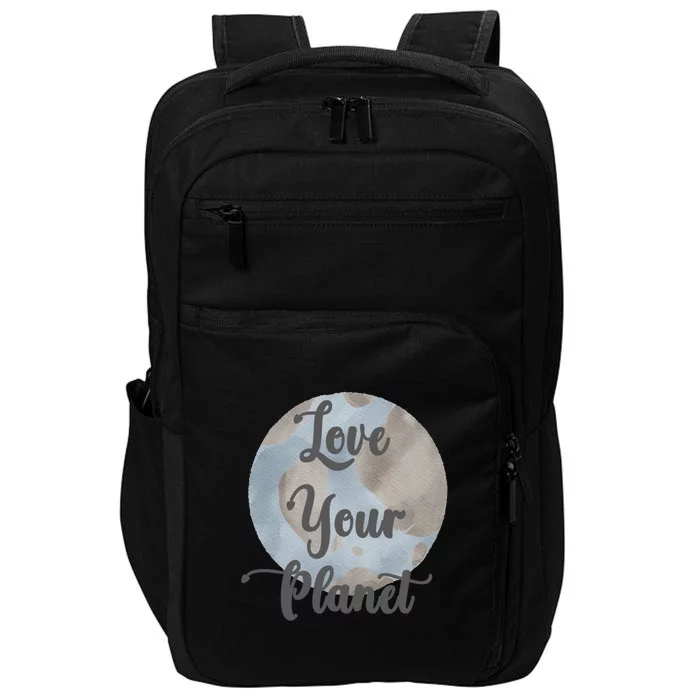 Wo Love Your Planet Earth Mother Gaia Gift Impact Tech Backpack