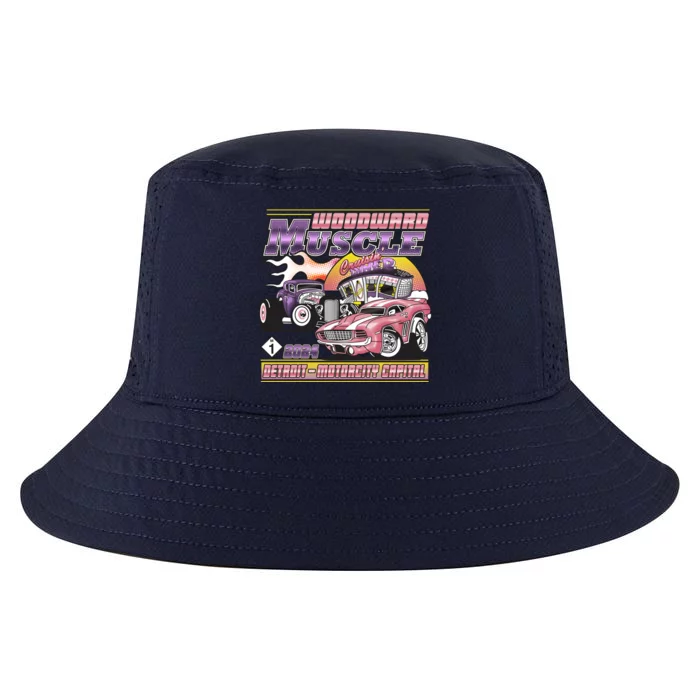 Woodward Muscle 2024 Pink Purple Version Cool Comfort Performance Bucket Hat