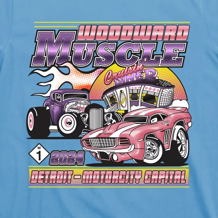 Woodward Muscle 2024 Pink Purple Version T-Shirt