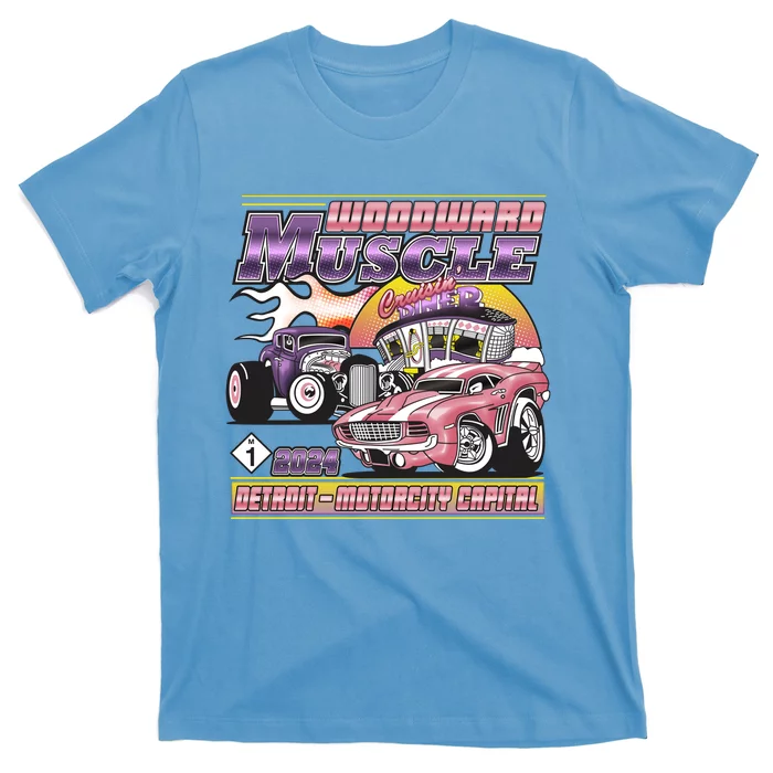 Woodward Muscle 2024 Pink Purple Version T-Shirt