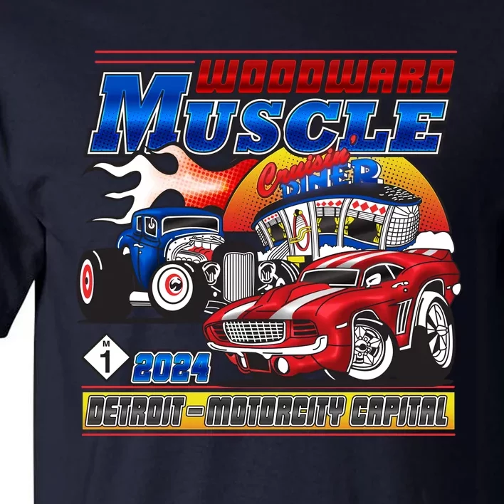 Woodward Muscle 2024 Red Blue Version Tall T-Shirt