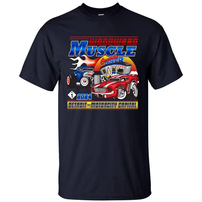 Woodward Muscle 2024 Red Blue Version Tall T-Shirt