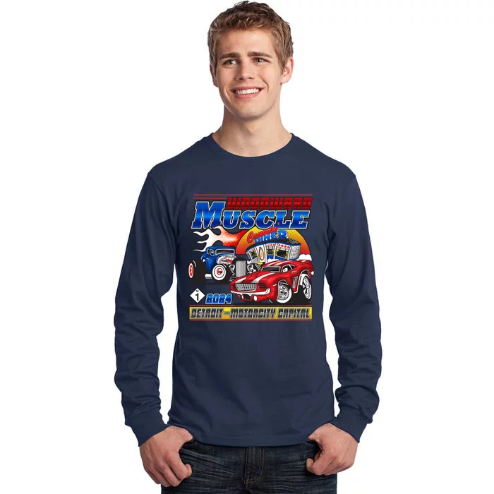 Woodward Muscle 2024 Red Blue Version Tall Long Sleeve T-Shirt