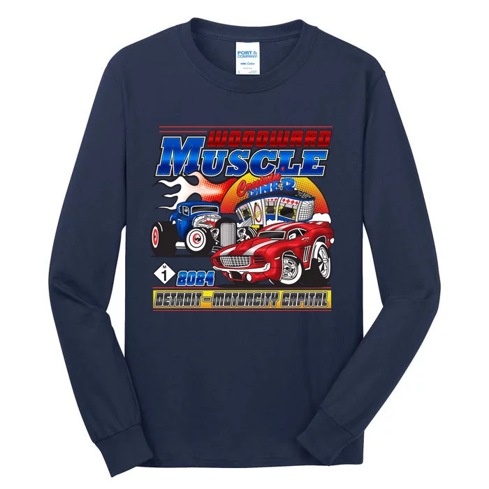 Woodward Muscle 2024 Red Blue Version Tall Long Sleeve T-Shirt