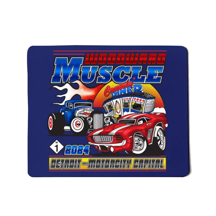 Woodward Muscle 2024 Red Blue Version Mousepad