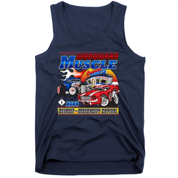 Woodward Muscle 2024 Red Blue Version Tank Top