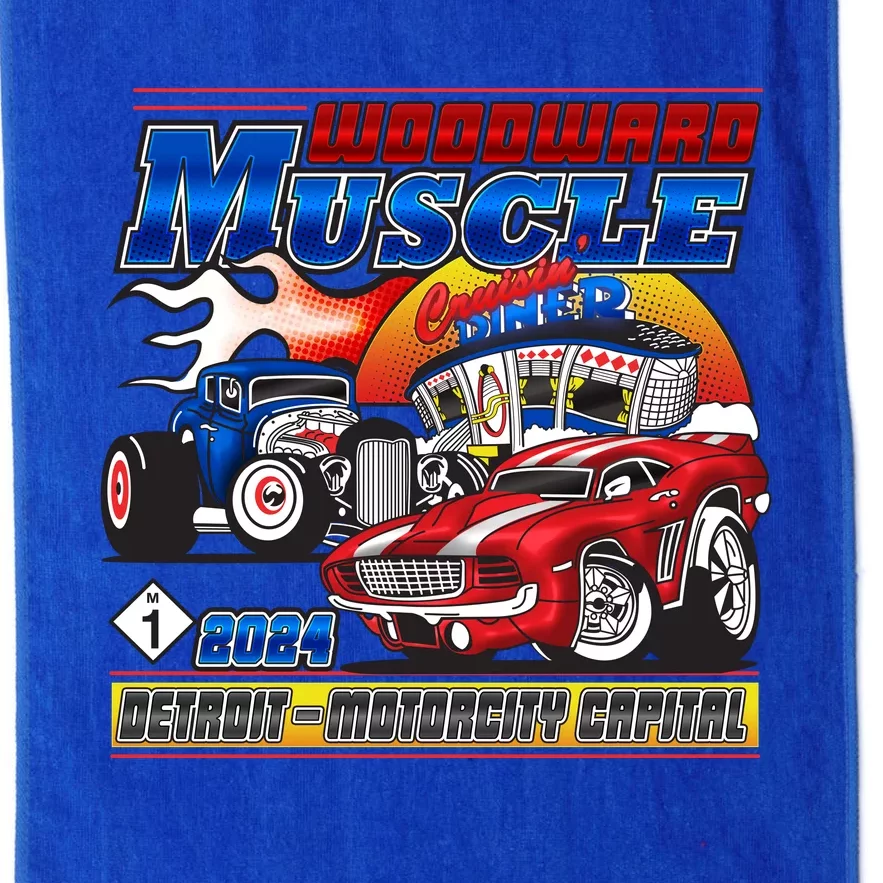 Woodward Muscle 2024 Red Blue Version Platinum Collection Golf Towel