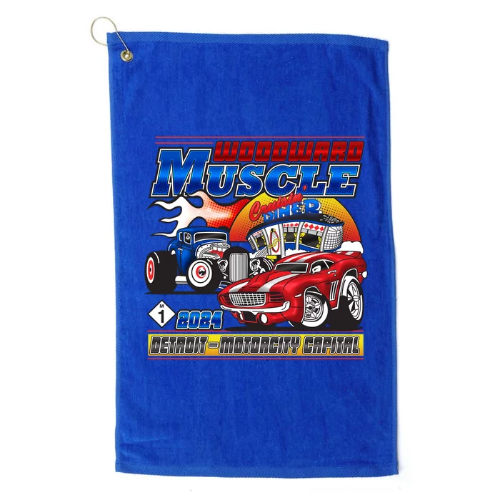 Woodward Muscle 2024 Red Blue Version Platinum Collection Golf Towel