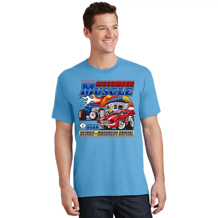 Woodward Muscle 2024 Red Blue Version T-Shirt