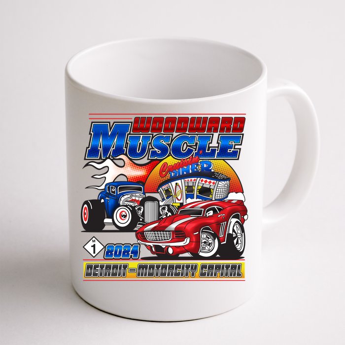 Woodward Muscle 2024 Red Blue Version Front & Back Coffee Mug