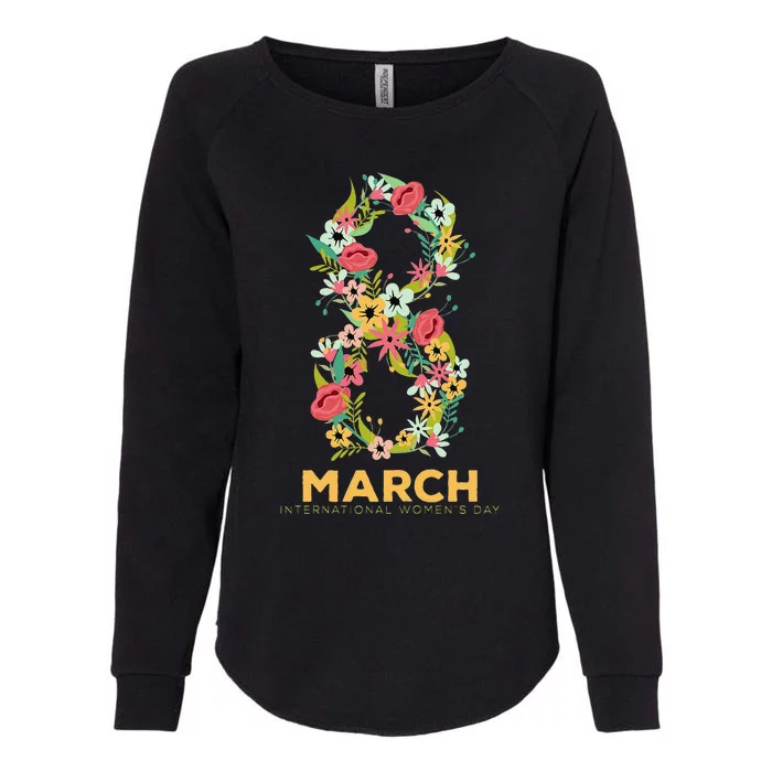 Womens March 8 Women's Day Celebration Gift For Her Womens California Wash Sweatshirt