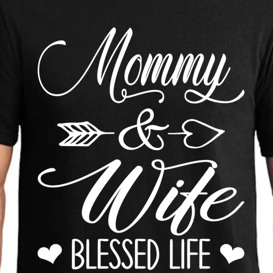 Wo Mommy And Wife Blessed Life Happy Mother's Day Gift Pajama Set