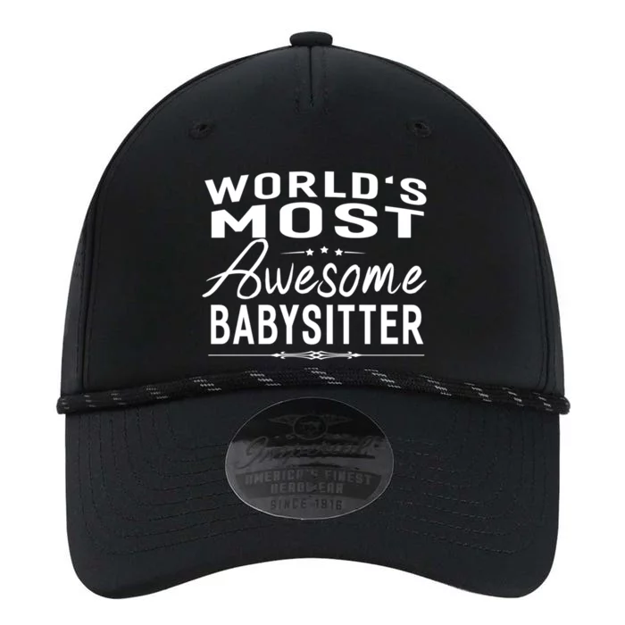 World's Most Awesome Sitter Meaningful Gift Funny Gift Idea Performance The Dyno Cap