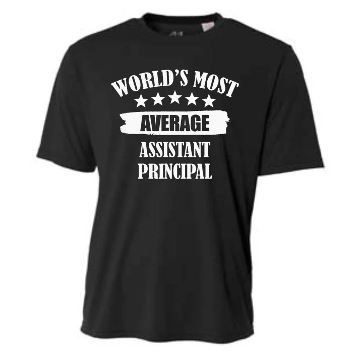 World's Most Average Assistant Principal Cooling Performance Crew T-Shirt