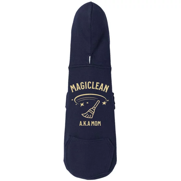 Women Magiclean A.K.A Mom Doggie 3-End Fleece Hoodie