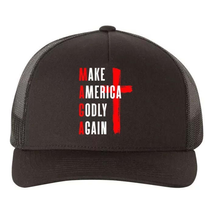 Wo Make America Godly Again Yupoong Adult 5-Panel Trucker Hat