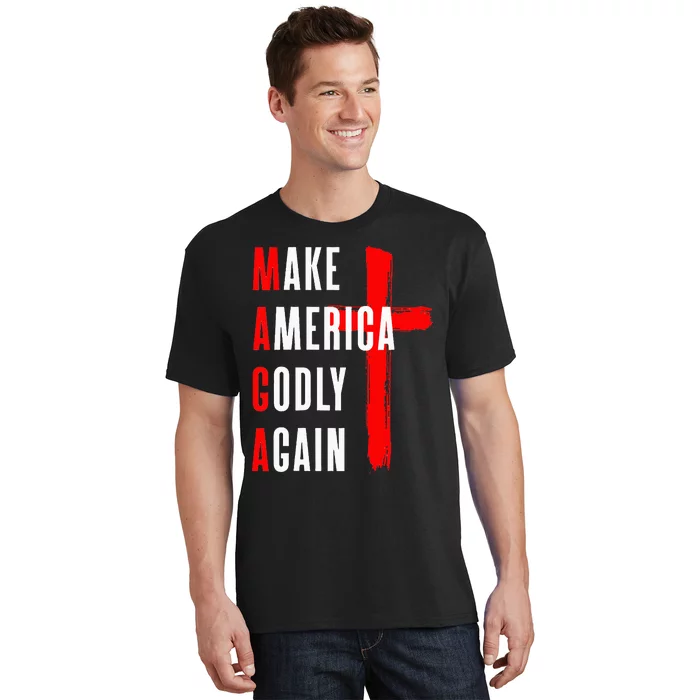 Wo Make America Godly Again T-Shirt