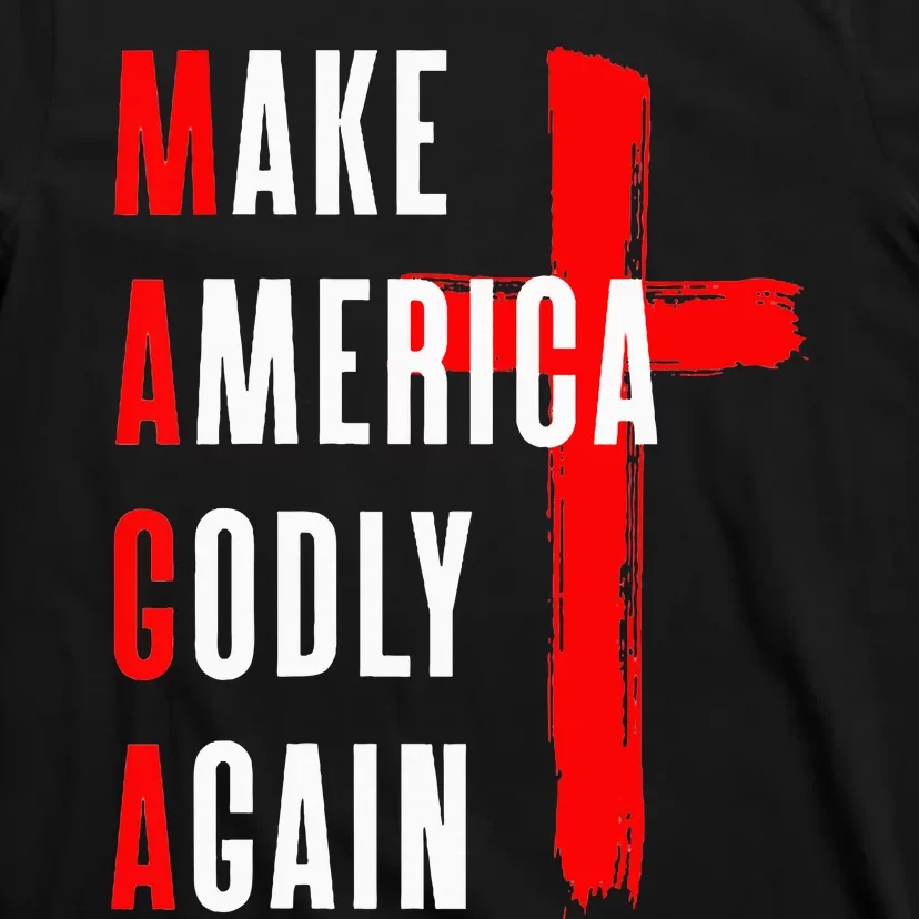 Wo Make America Godly Again T-Shirt