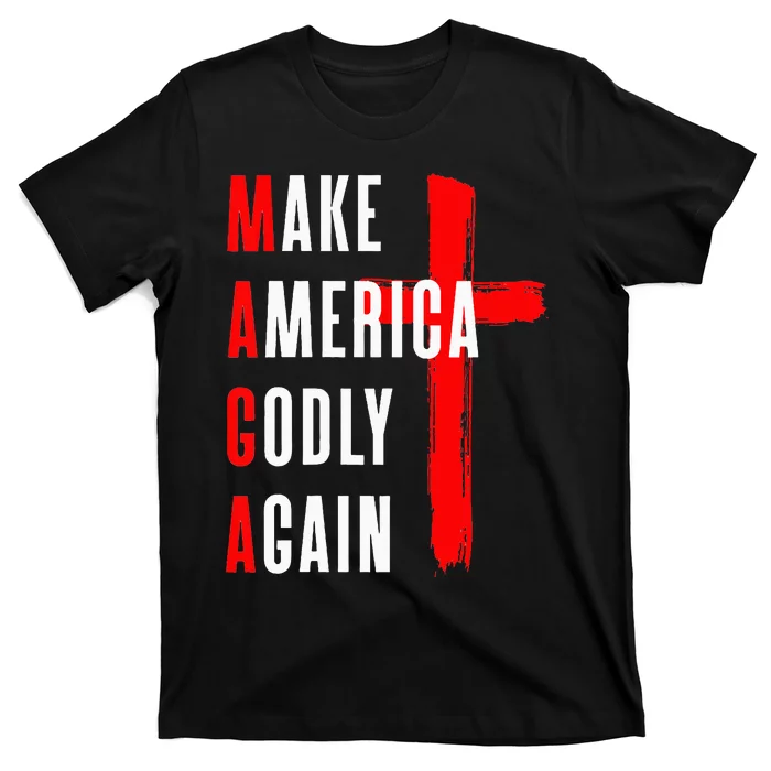 Wo Make America Godly Again T-Shirt