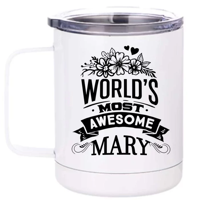 World Most Awesome Marry Gift For Marry Great Gift Front & Back 12oz Stainless Steel Tumbler Cup