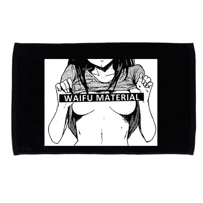 Waifu Material Anime Hentai Otaku Microfiber Hand Towel