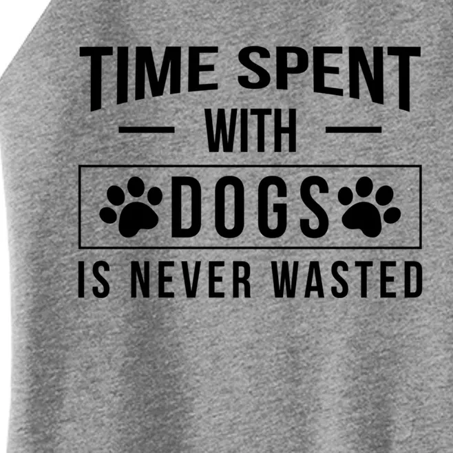 Worlds Most Awesome Dog Trainer Gift Women’s Perfect Tri Rocker Tank