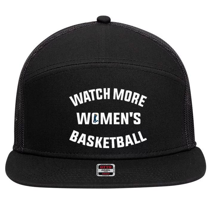 Watch More Basketball 7 Panel Mesh Trucker Snapback Hat