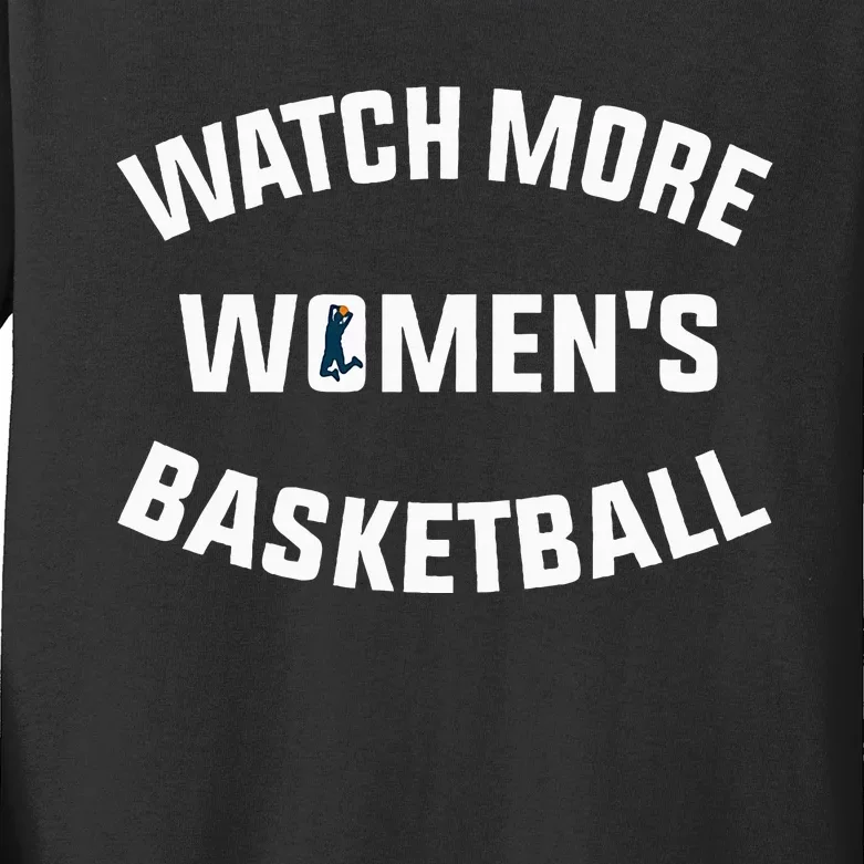 Watch More Basketball Kids Long Sleeve Shirt