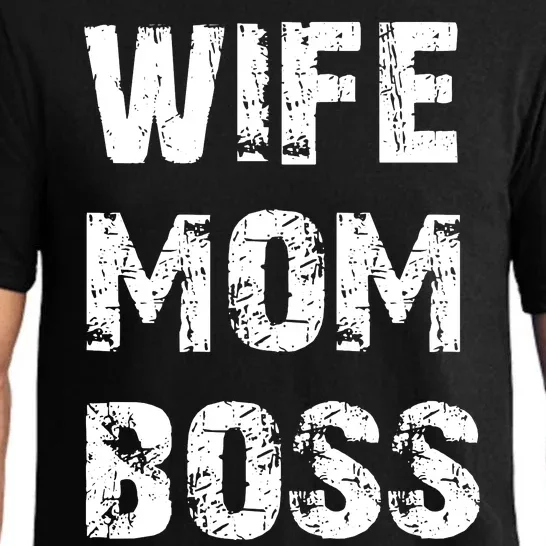 Wife Mom Boss Pajama Set