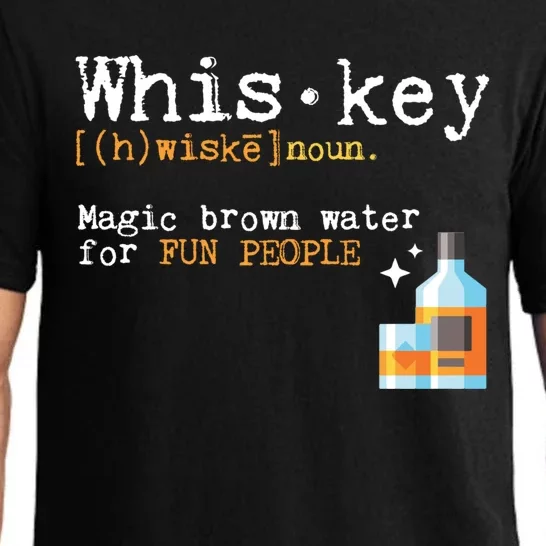 Whiskey Magic Brown Water For Fun People Gift Ing Ers Funny Gift Pajama Set