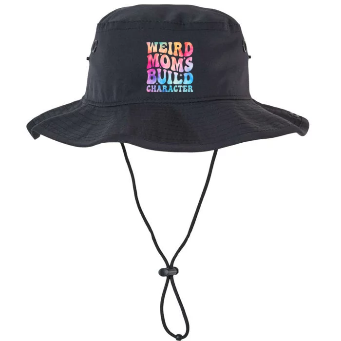 Weird Moms Build Character MotherS Day Graphic Legacy Cool Fit Booney Bucket Hat