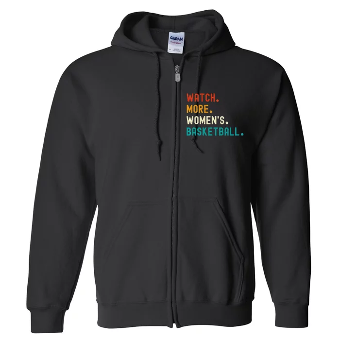 Watch More Basketball Full Zip Hoodie