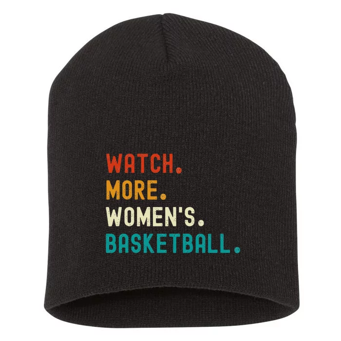 Watch More Basketball Short Acrylic Beanie