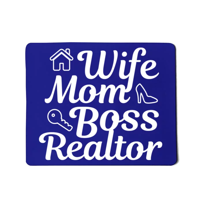 Wife Mom Boss Realtor Gift Mousepad