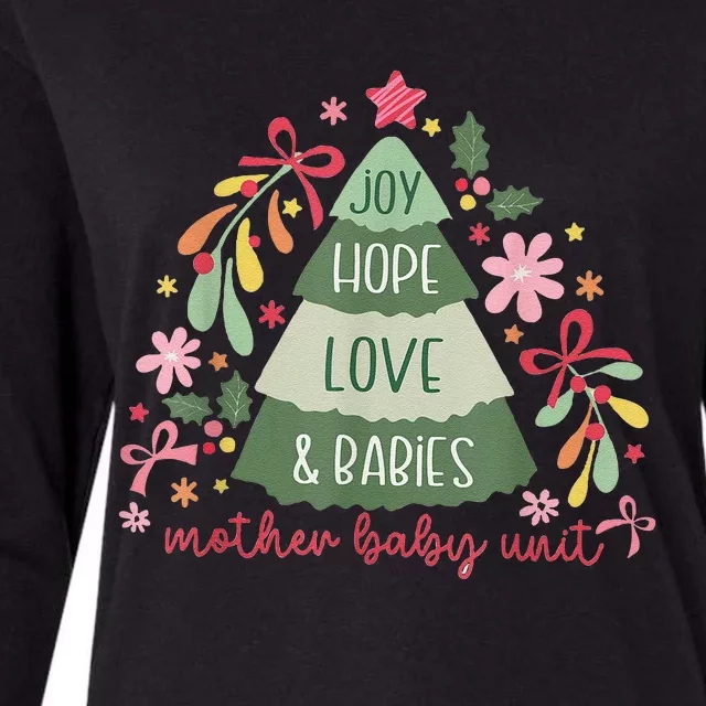 Women Mother Baby Nurse Christmas Holiday Mbu Nurse Womens Cotton Relaxed Long Sleeve T-Shirt