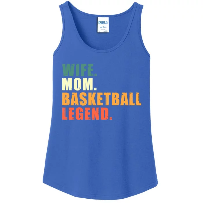 Wife Mom Basketball Legend Basketball Mom Cool Gift Ladies Essential Tank