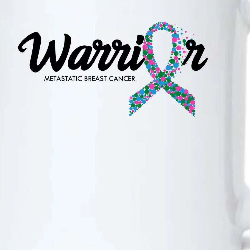 Warrior Metastatic Breast Cancer Awareness Black Color Changing Mug