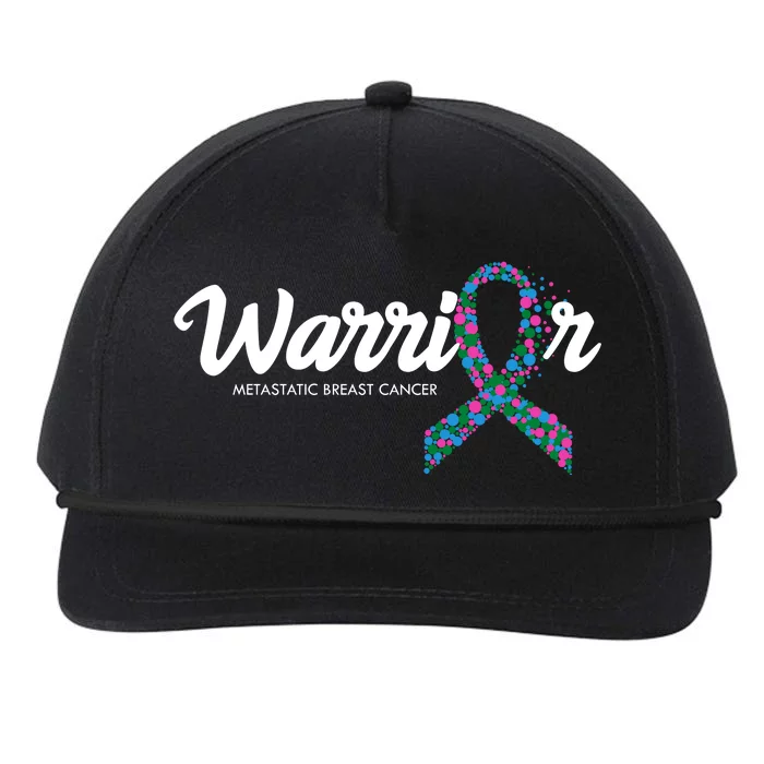 Warrior Metastatic Breast Cancer Awareness Snapback Five-Panel Rope Hat