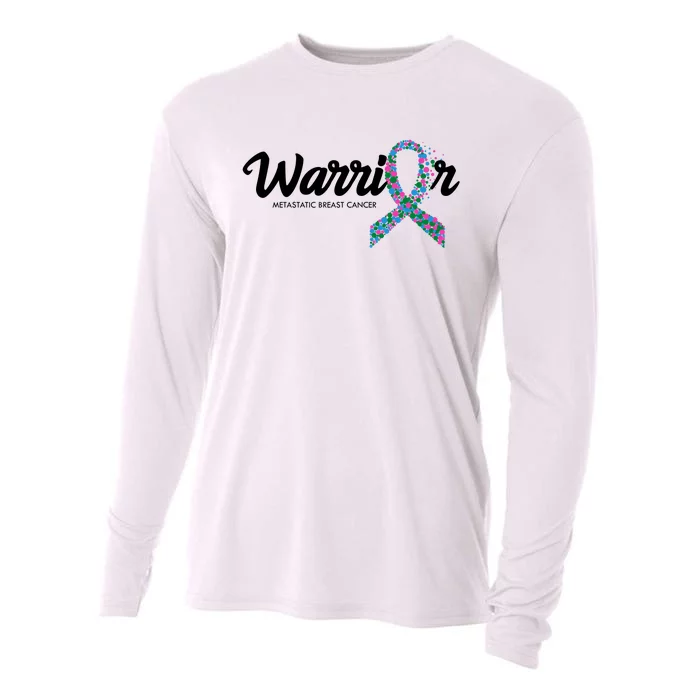 Warrior Metastatic Breast Cancer Awareness Cooling Performance Long Sleeve Crew