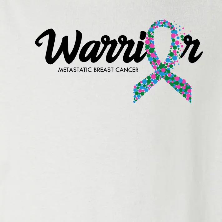 Warrior Metastatic Breast Cancer Awareness Toddler Long Sleeve Shirt