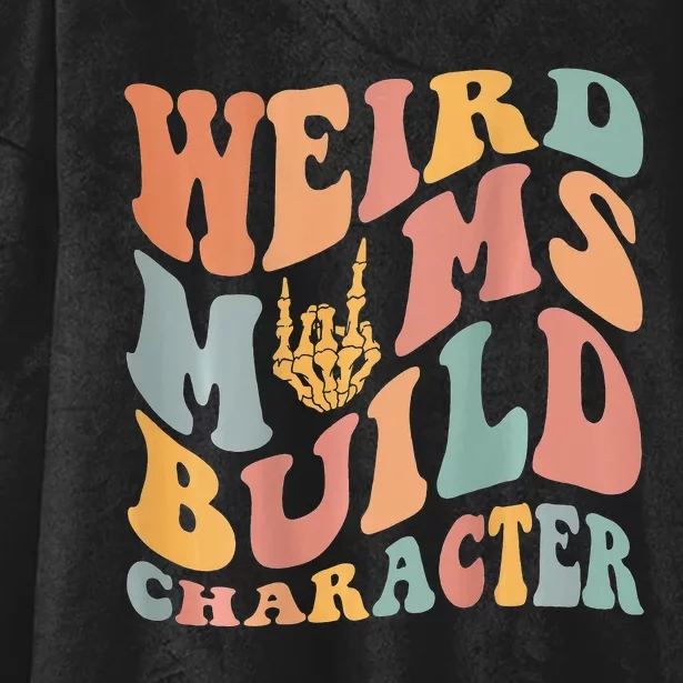 Weird Moms Build Character Hooded Wearable Blanket