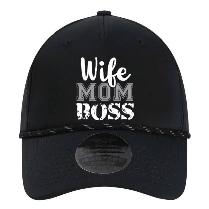 Wife Mom Boss Fashion Gift For MotherS Day Performance The Dyno Cap